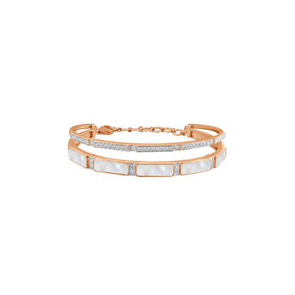 Rose Gold Mother of Pearl Desired Bracelet