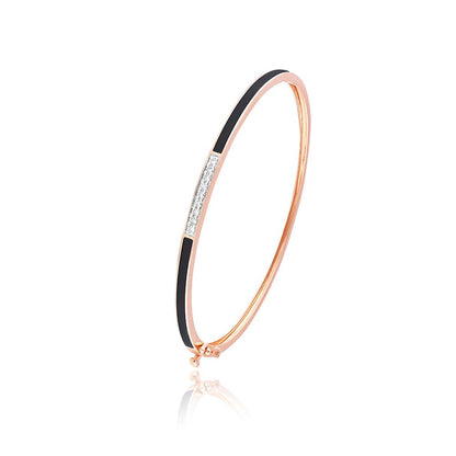 Bold Black Diamond Bracelet