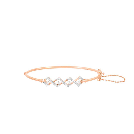 Gilded Glamour Diamond Bracelet