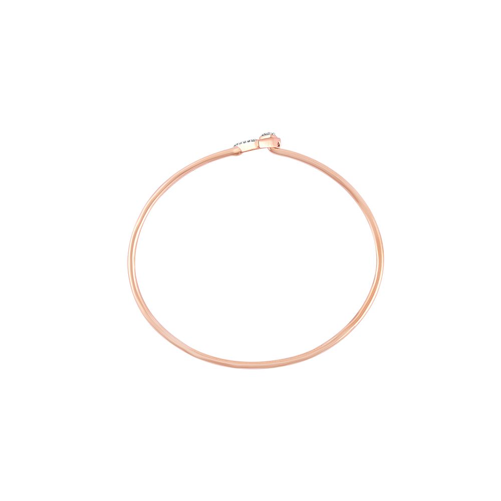 Charming Diamond Heart Bracelet