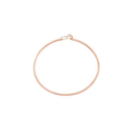 Charming Diamond Heart Bracelet