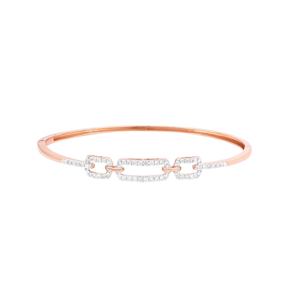 Rose Petal Diamond Bracelet