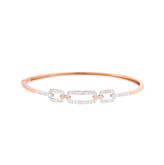 Rose Petal Diamond Bracelet