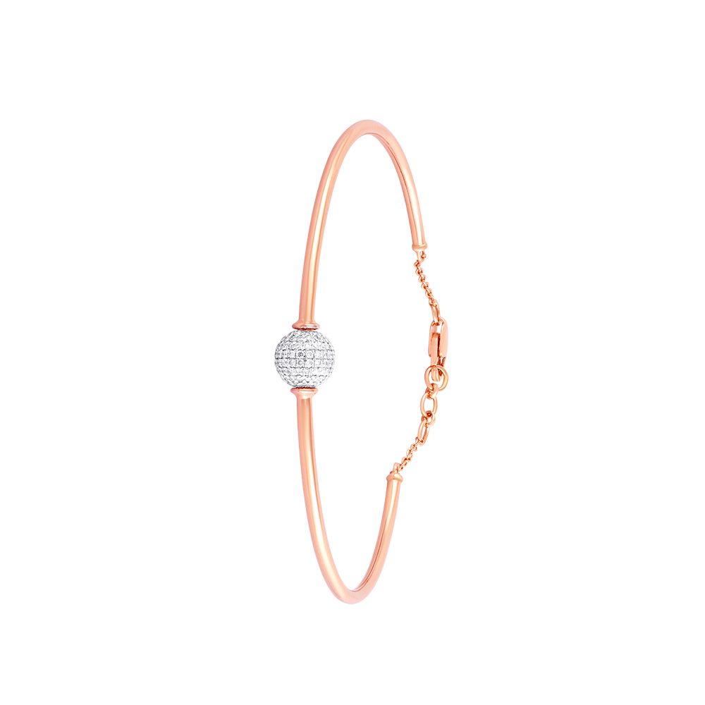 Stately Geometric Design Solis Diamond Bracelet