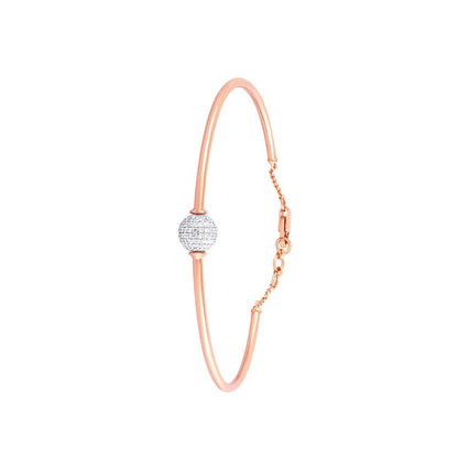 Stately Geometric Design Solis Diamond Bracelet