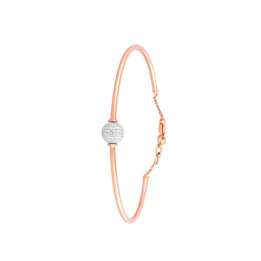 Stately Geometric Design Solis Diamond Bracelet