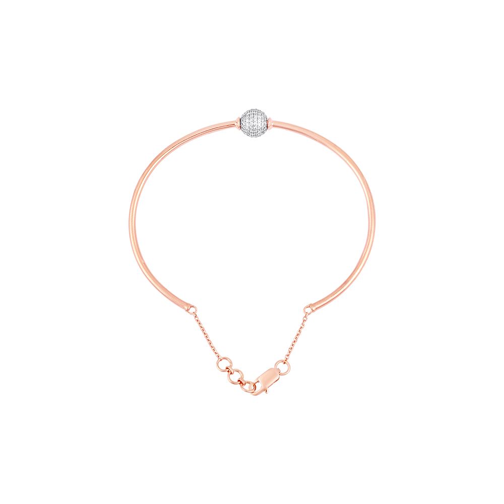 Stately Geometric Design Solis Diamond Bracelet