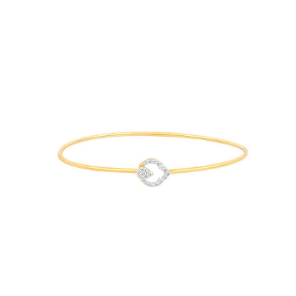 Golden Leaf Diamond Bracelet