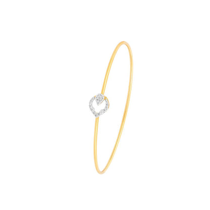 Golden Leaf Diamond Bracelet