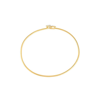 Golden Leaf Diamond Bracelet