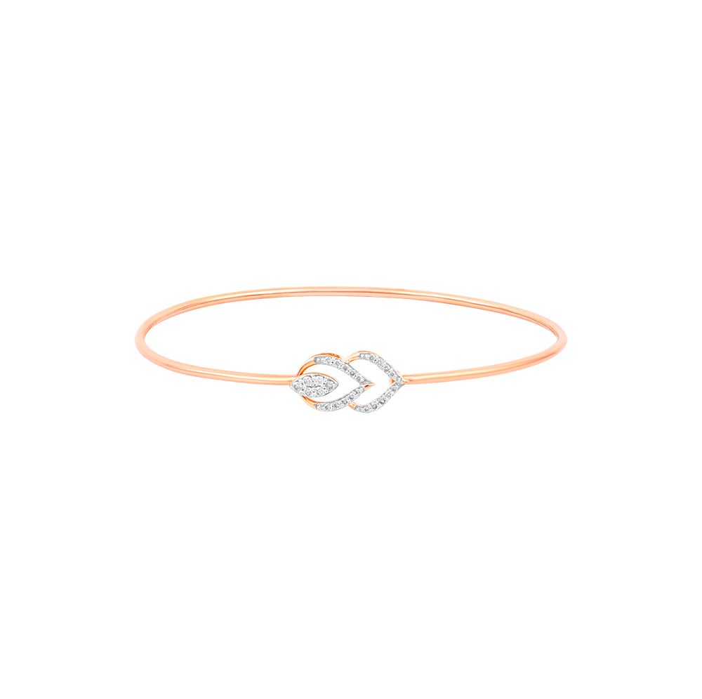 Rosy Cascade Diamond Bracelet