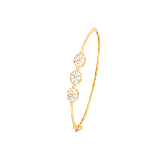 Sunlit Splendor Floral Diamond Bracelet