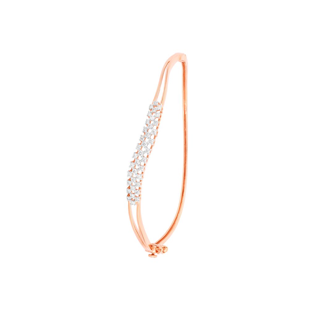 Rose Gold Romance Diamond Bracelet