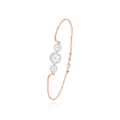 Beautiful Floral Chain Bracelet