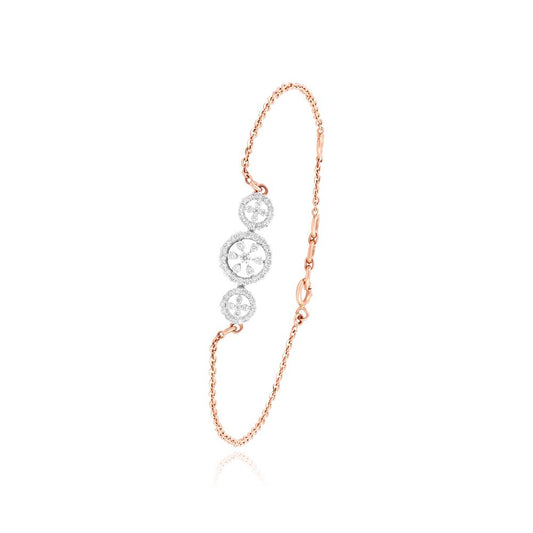 Beautiful Floral Chain Bracelet