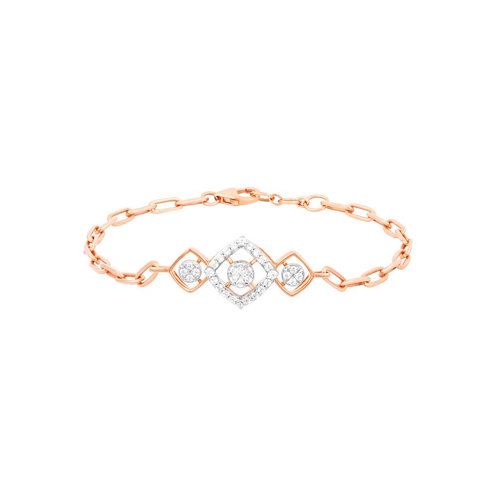 Champagne Sparkle Diamond Bracelet