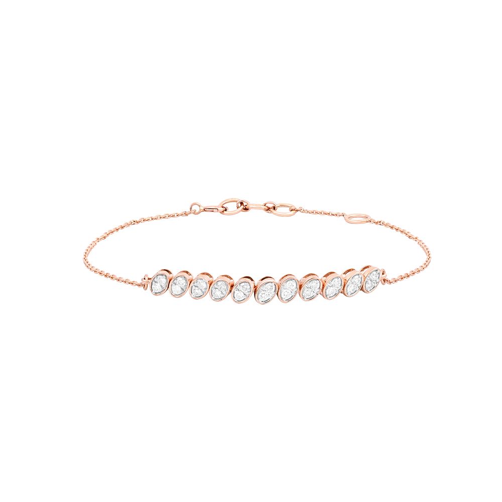 Dusky Rose Diamond Bracelet
