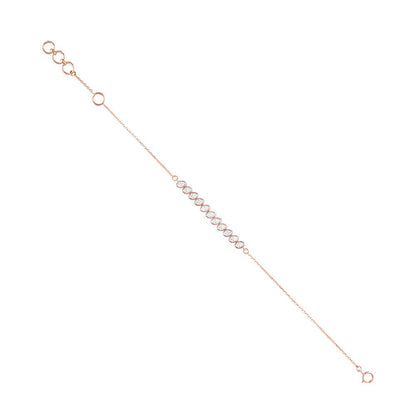 Dusky Rose Diamond Bracelet