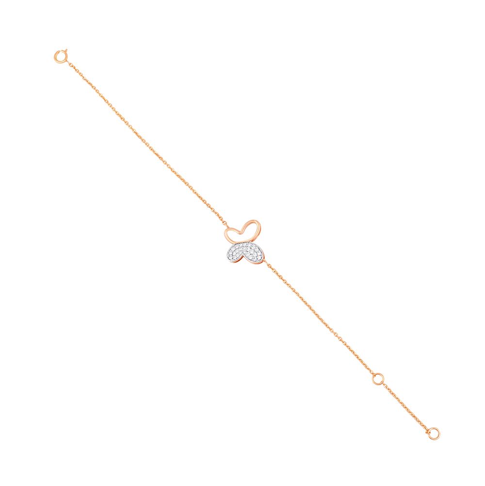 Glimmery Geometric Design Solis Diamond Bracelet