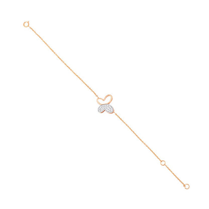 Glimmery Geometric Design Solis Diamond Bracelet