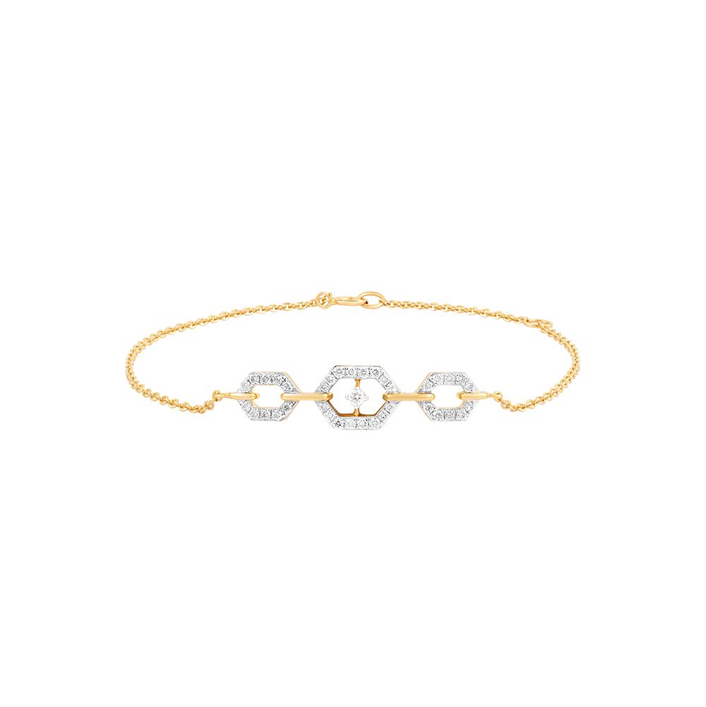 Stunning Butterfly Design Solis Diamond Bracelet