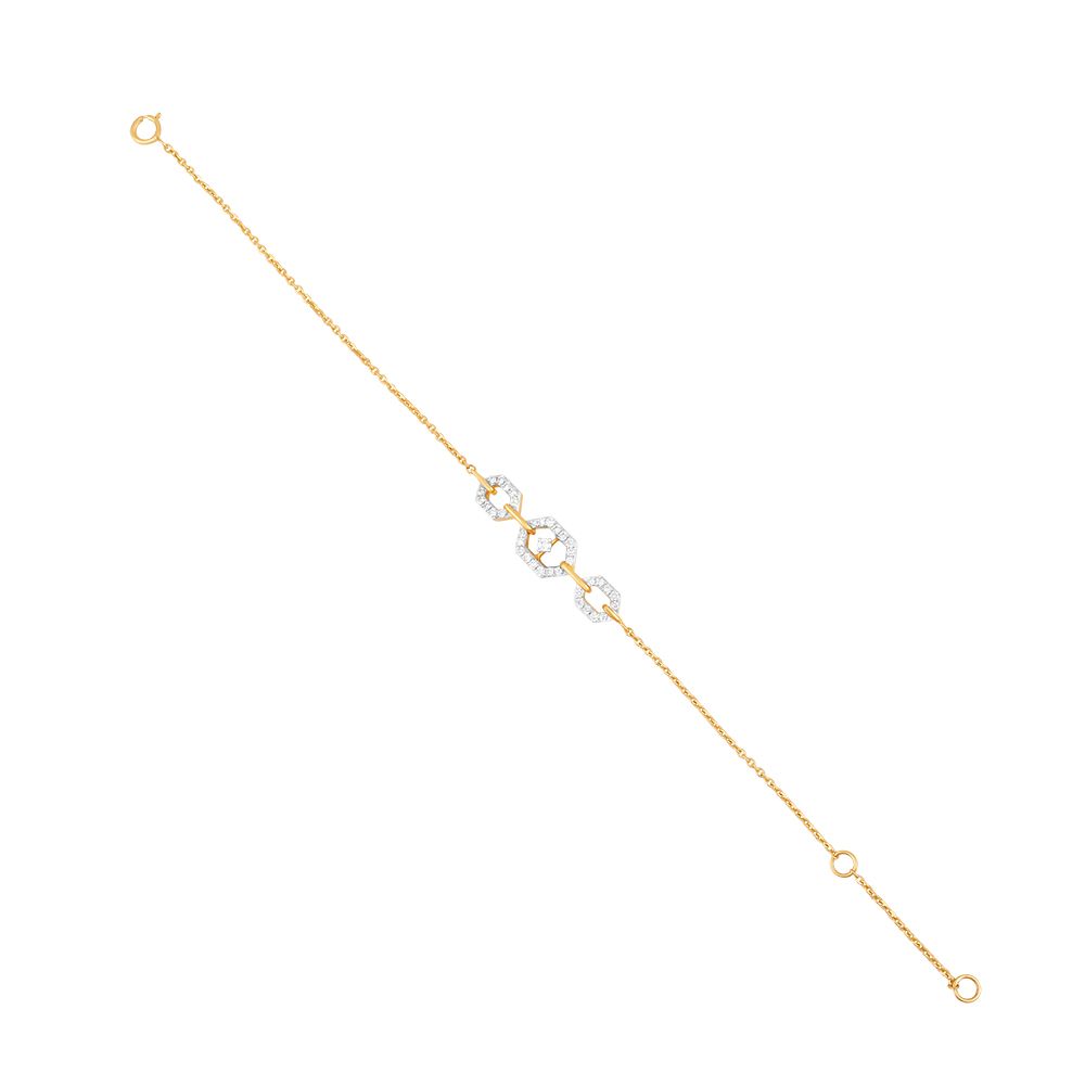 Stunning Butterfly Design Solis Diamond Bracelet