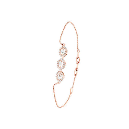 Evil Eye Diamond Chain Bracelet