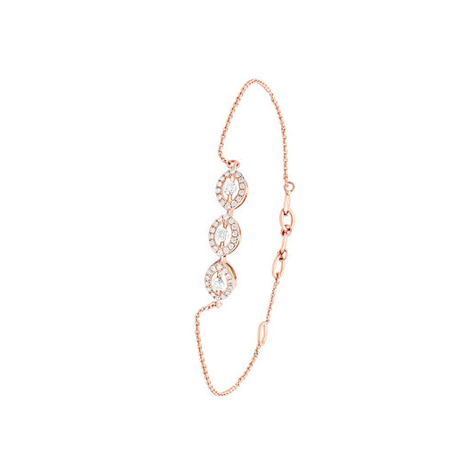 Evil Eye Diamond Chain Bracelet