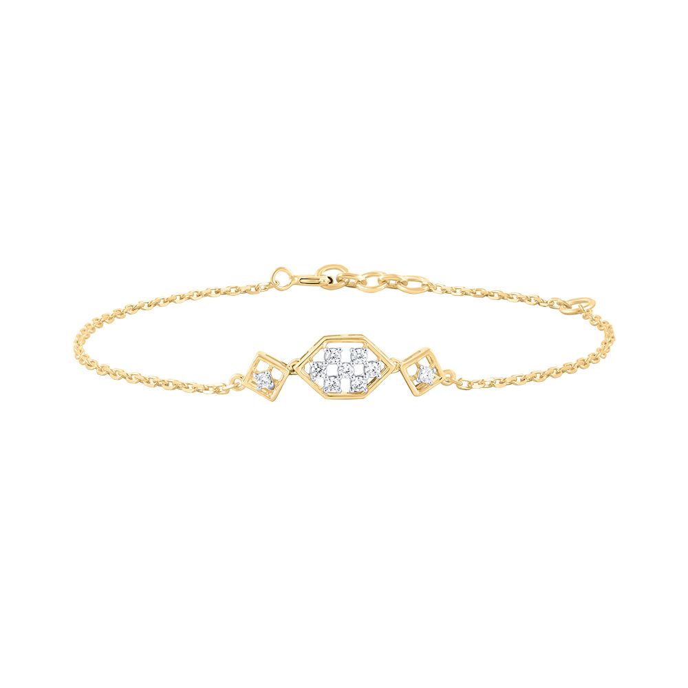 Attractive  Yellow Gold Women Bracelet