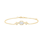 Attractive  Yellow Gold Women Bracelet