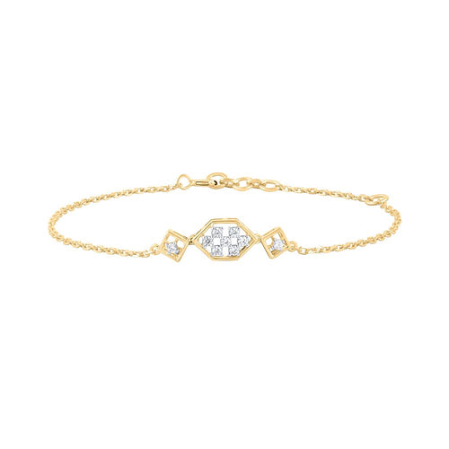 Attractive  Yellow Gold Women Bracelet