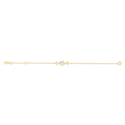 Attractive  Yellow Gold Women Bracelet