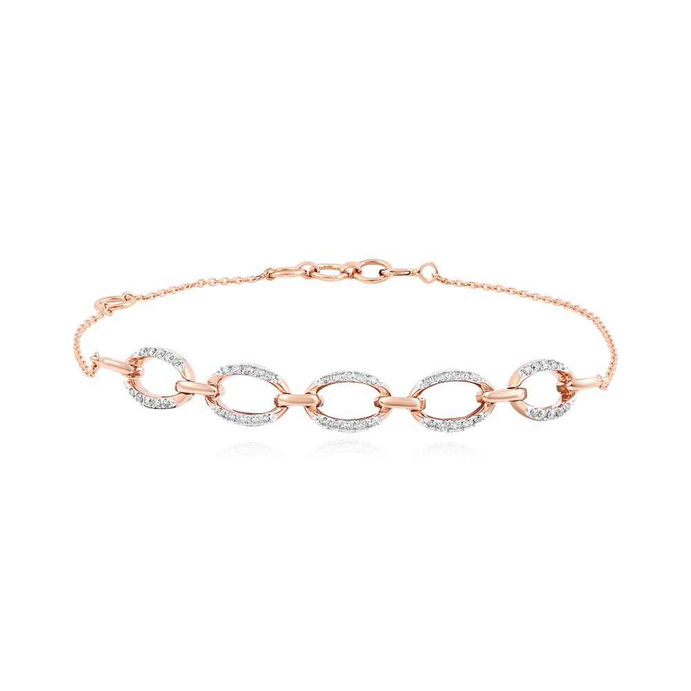 Exquisite  Rose Gold Flexi Women Bracelet