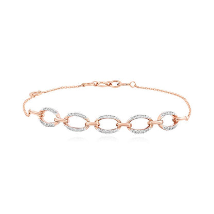 Exquisite  Rose Gold Flexi Women Bracelet