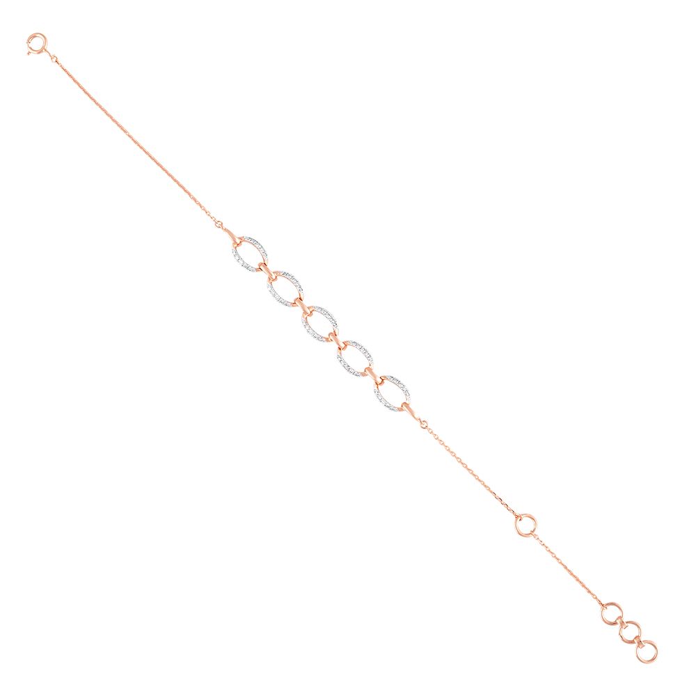 Exquisite  Rose Gold Flexi Women Bracelet