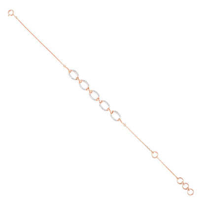 Exquisite  Rose Gold Flexi Women Bracelet