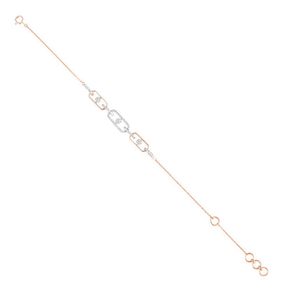 Radiant  Rose Gold Flexi Women Bracelet