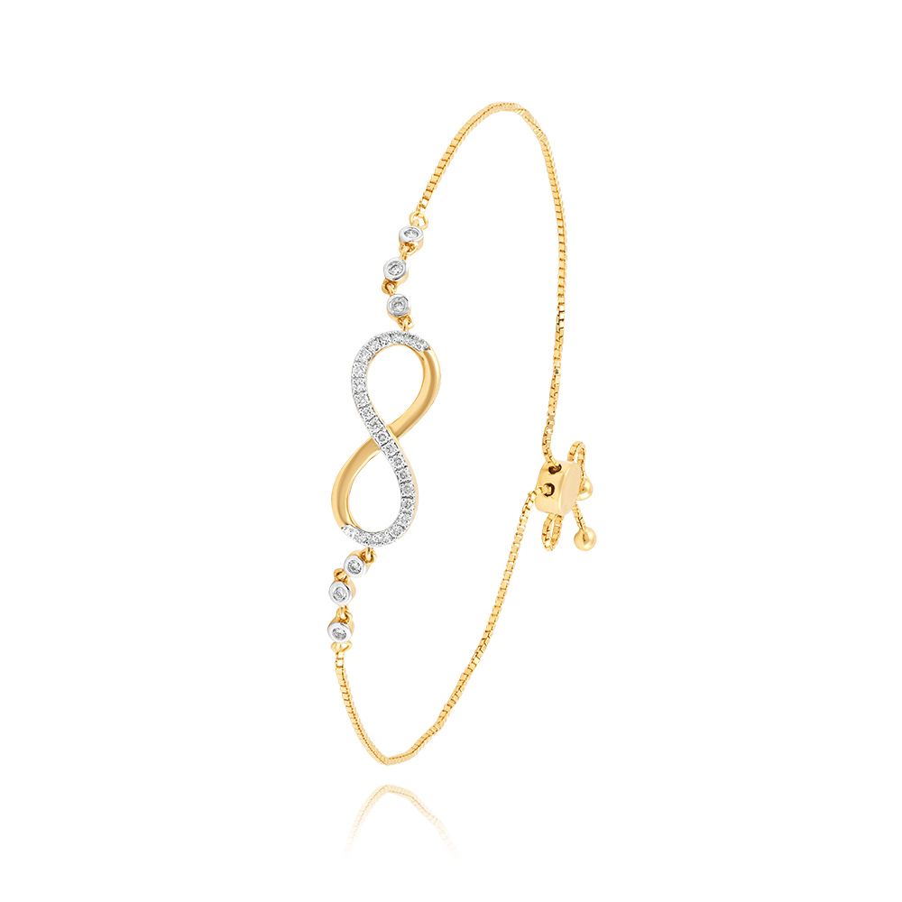Stunning  Yellow Gold Women Bracelet