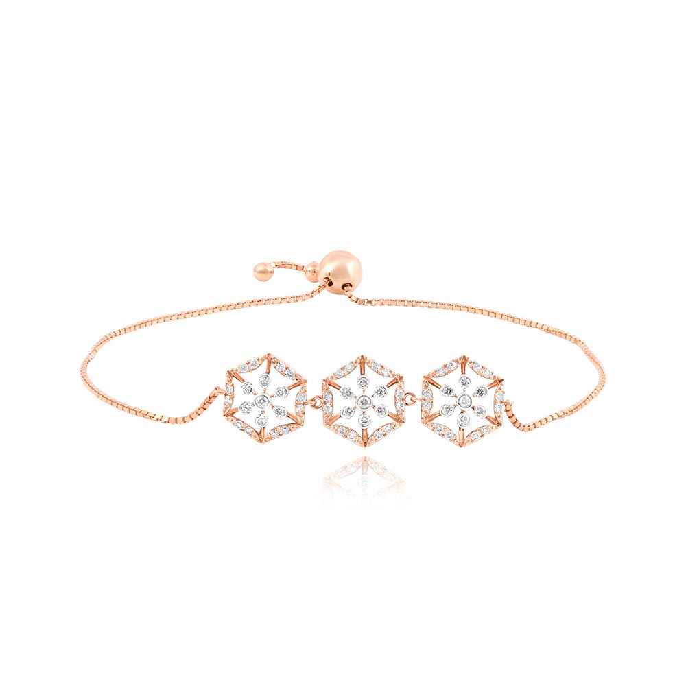 Radiant  Rose Gold Women Bracelet