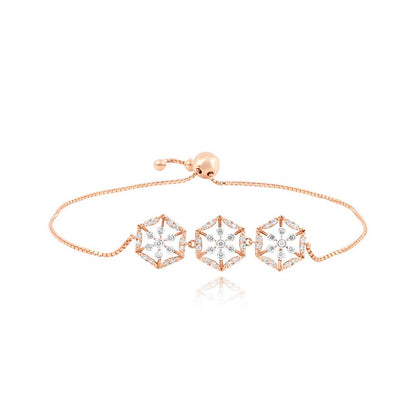 Radiant  Rose Gold Women Bracelet