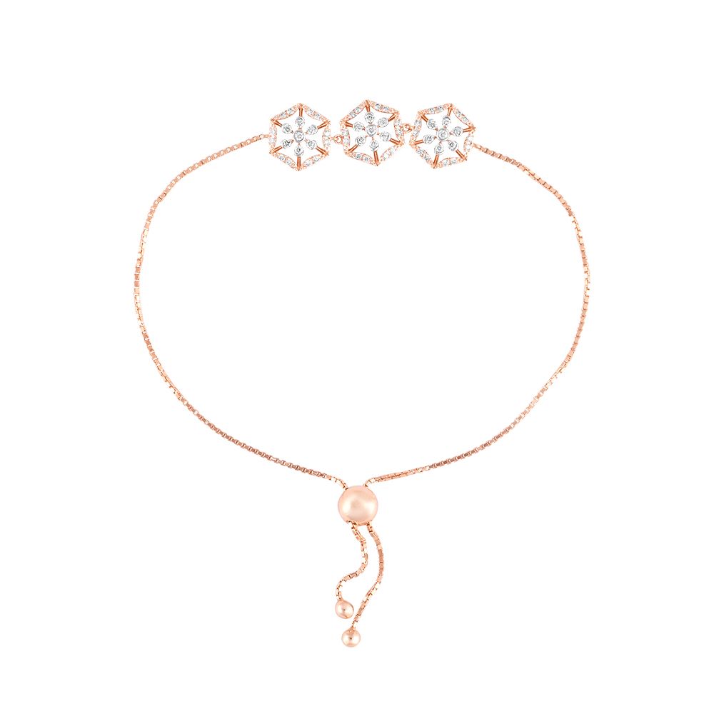 Radiant  Rose Gold Women Bracelet