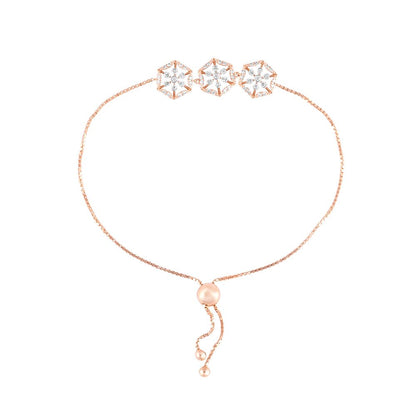 Radiant  Rose Gold Women Bracelet