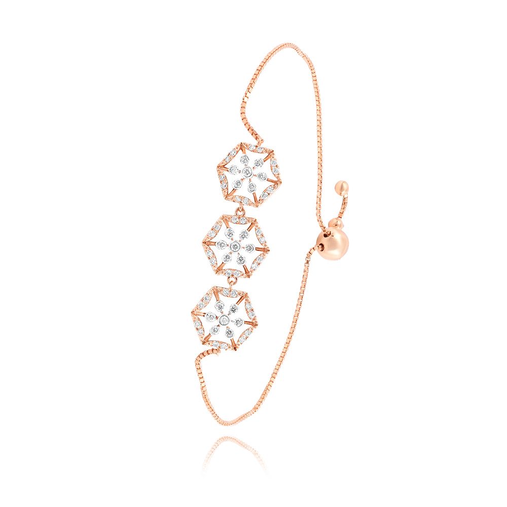 Radiant  Rose Gold Women Bracelet