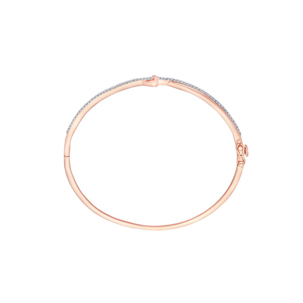 Wave Design Diamond Bracelet