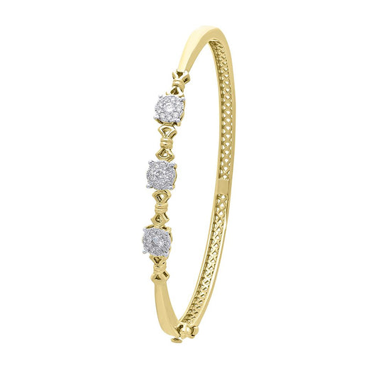 Contemporary  Yellow Gold Bracelet