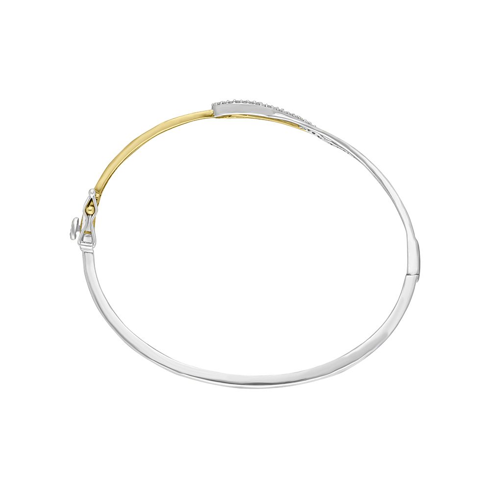 Pretty  Dual Toned Gold Bracelet