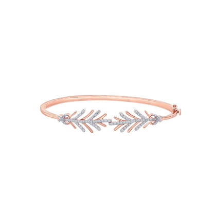 Beautiful Diamonds and Rose Gold Bracelet