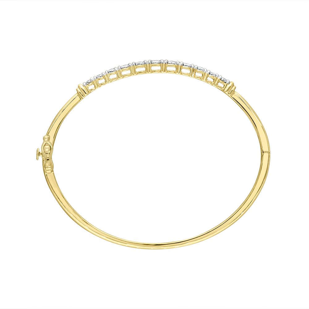 Stylish Crown Star Bracelet in  Yellow Gold