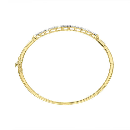 Stylish Crown Star Bracelet in  Yellow Gold