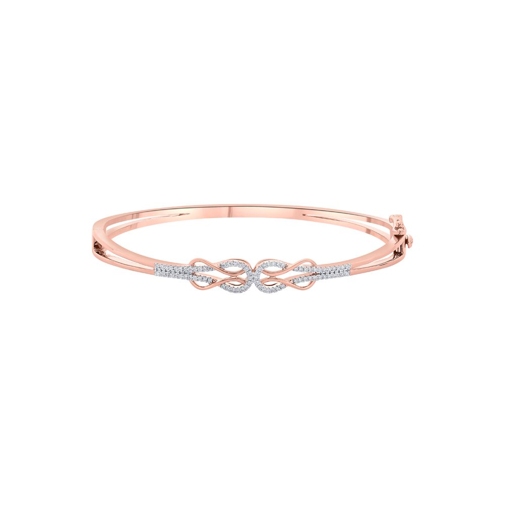 Glossy  Rose Gold Bracelet